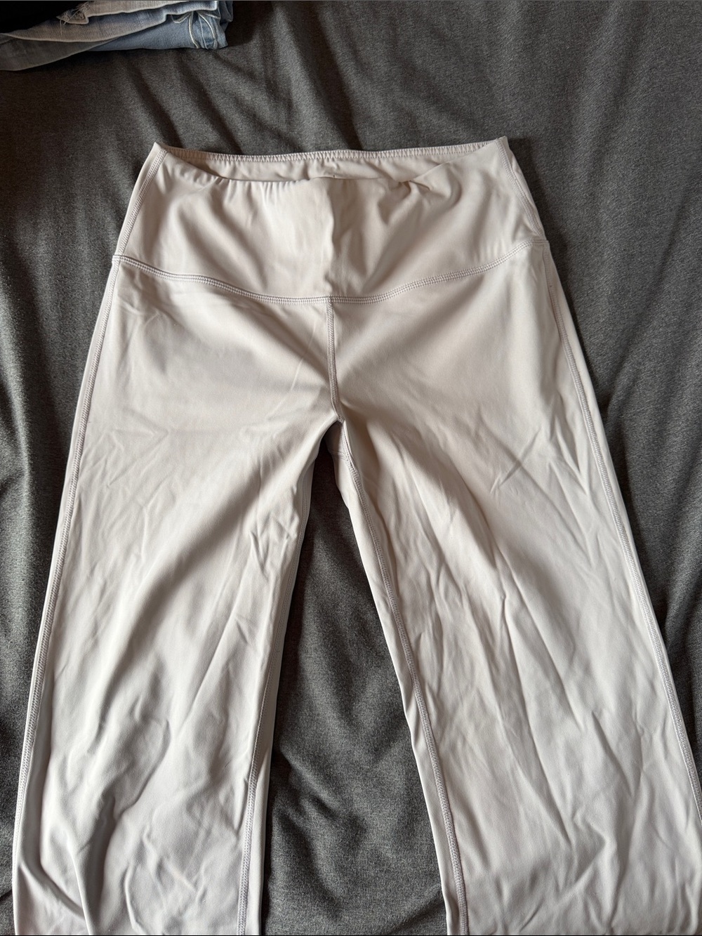 Light Grey Flare Yoga Athletic Pants